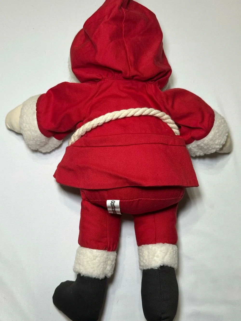 Plush Santa Holiday Figure in Red with White Trim